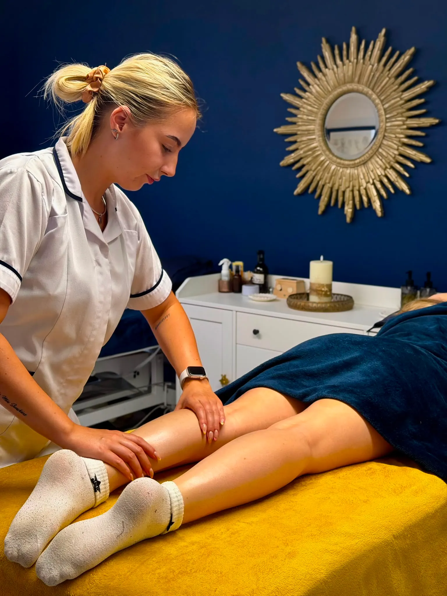 Advanced trigger point sports massage session at MASG Therapy, Sutton Coldfield