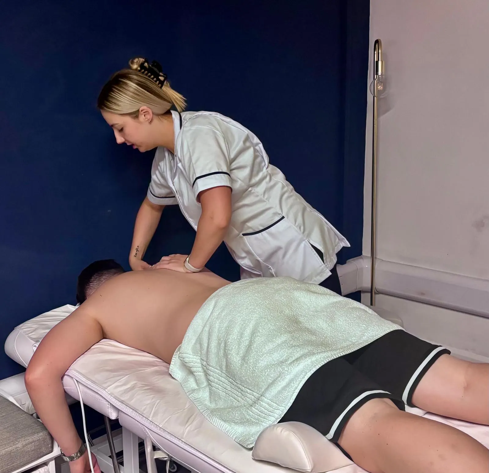 Deep tissue sports massage treatment at MASG Therapy, Sutton Coldfield